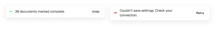Blackout design system — Feedback
