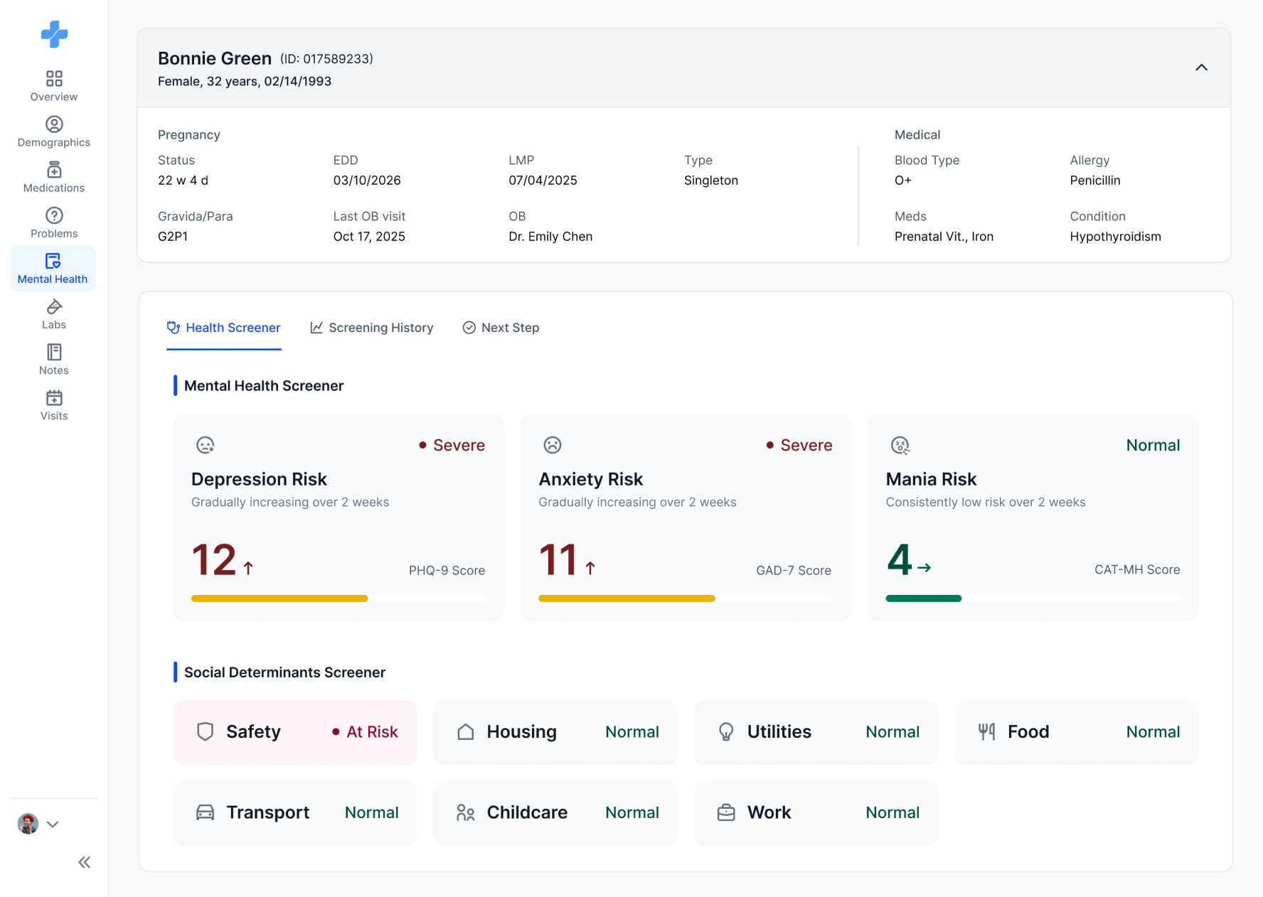 Clinexi — health screener after