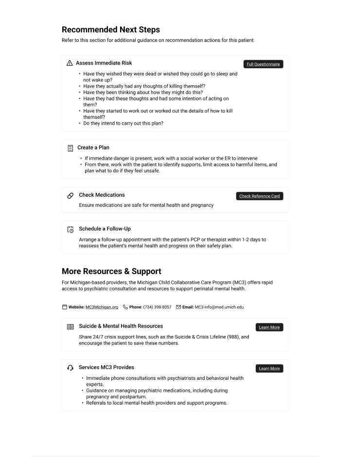 Clinexi — original action section