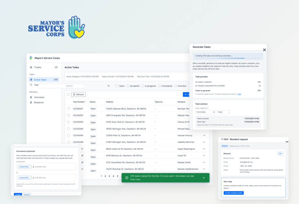 Volunteer Coordination Platform for Government Staff — cover