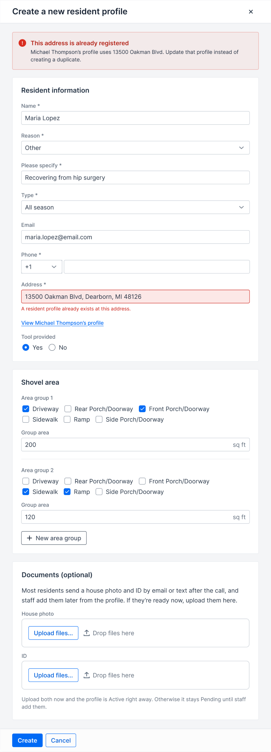 Mayor’s Service Corps — edge duplicate address