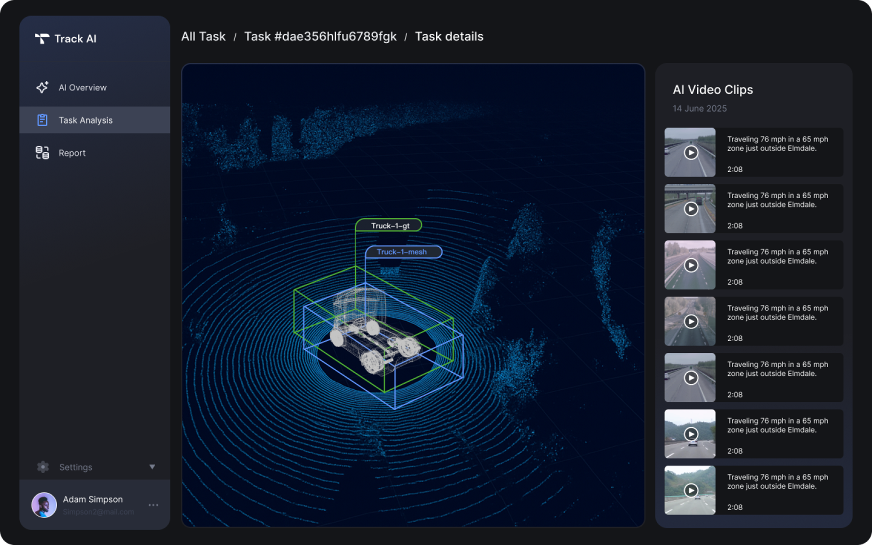 TrackAI — after drive review